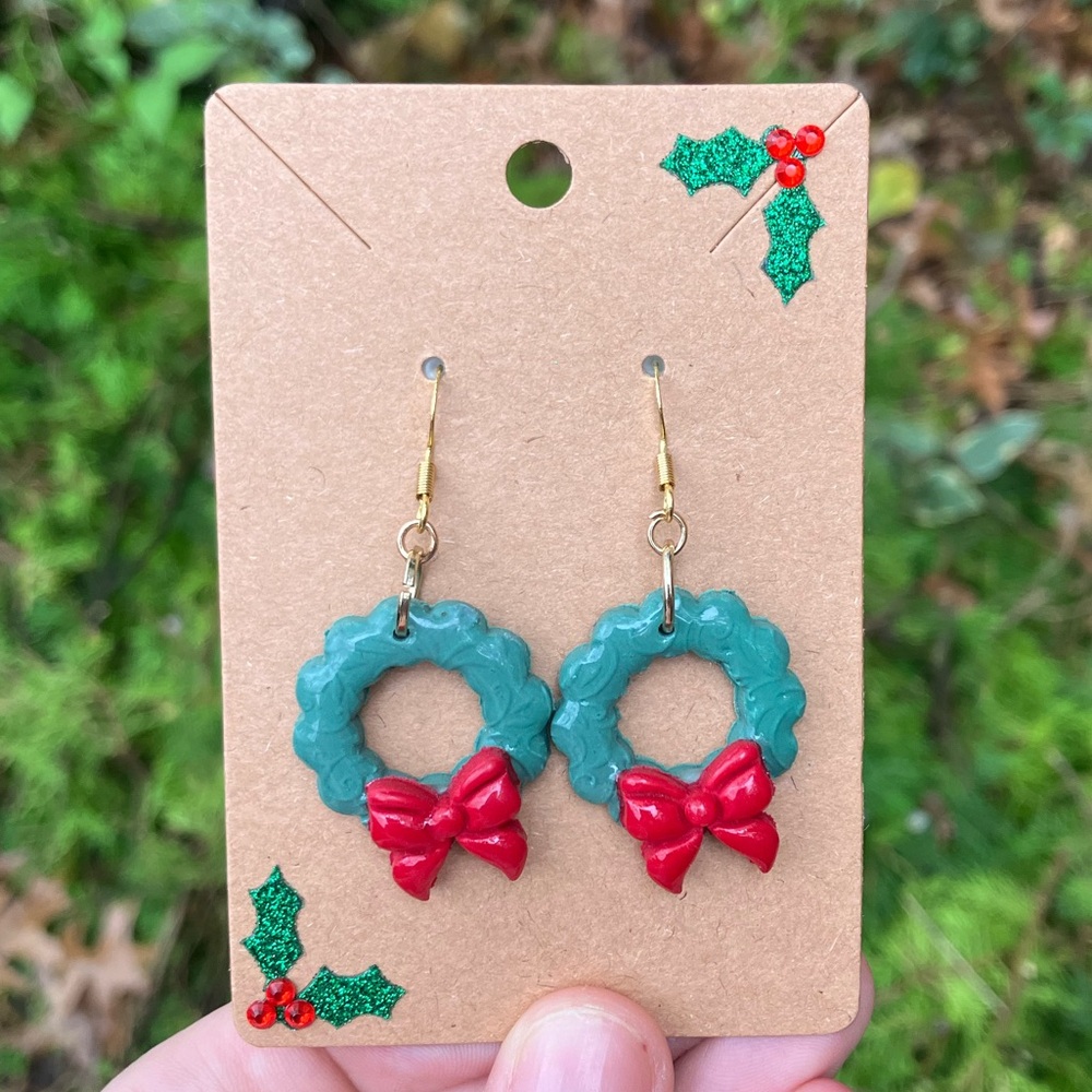 Wreath Earrimgs
